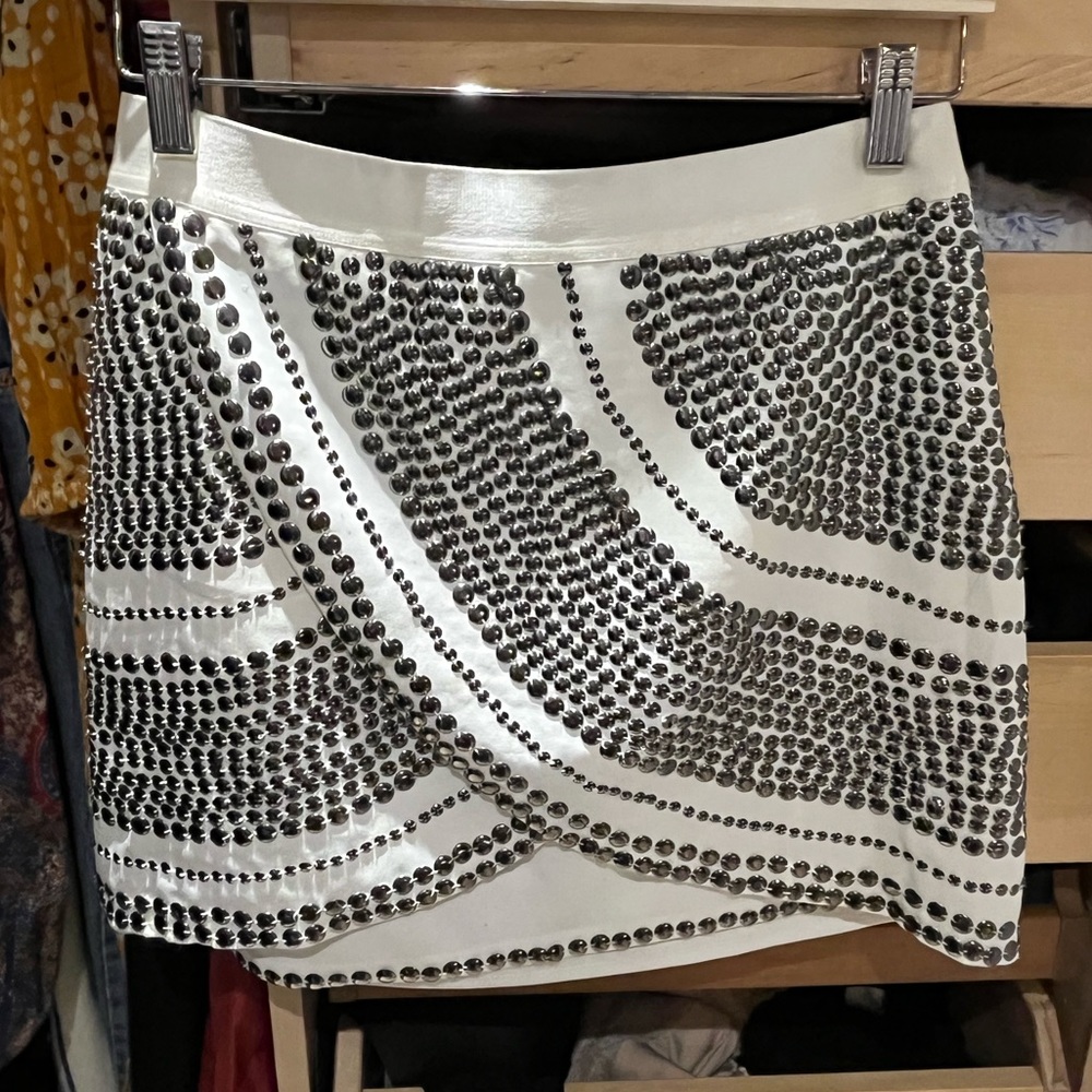 BEBE studded skirt.